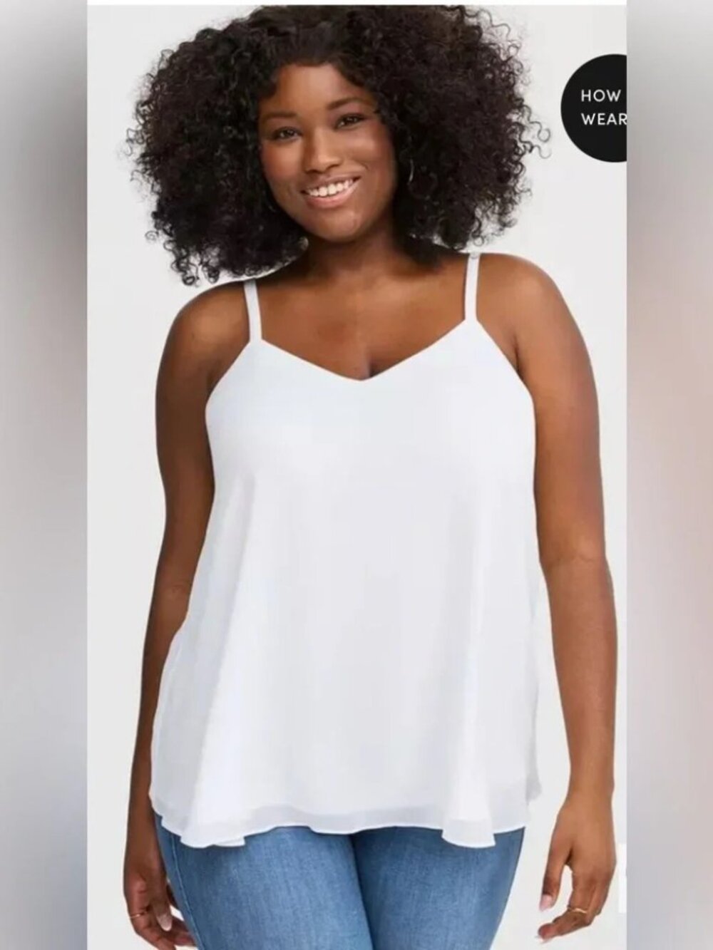 TORRID Sophie Chiffon Tank Size 3